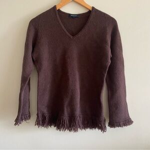 Burberry London Brown Knit Sweater